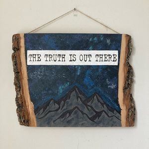 The Truth Is Out There - The X-Files - Space - Mountain -  Home Decor